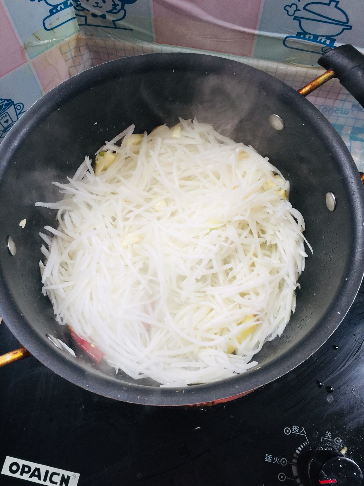萝卜丝荷包蛋汤
