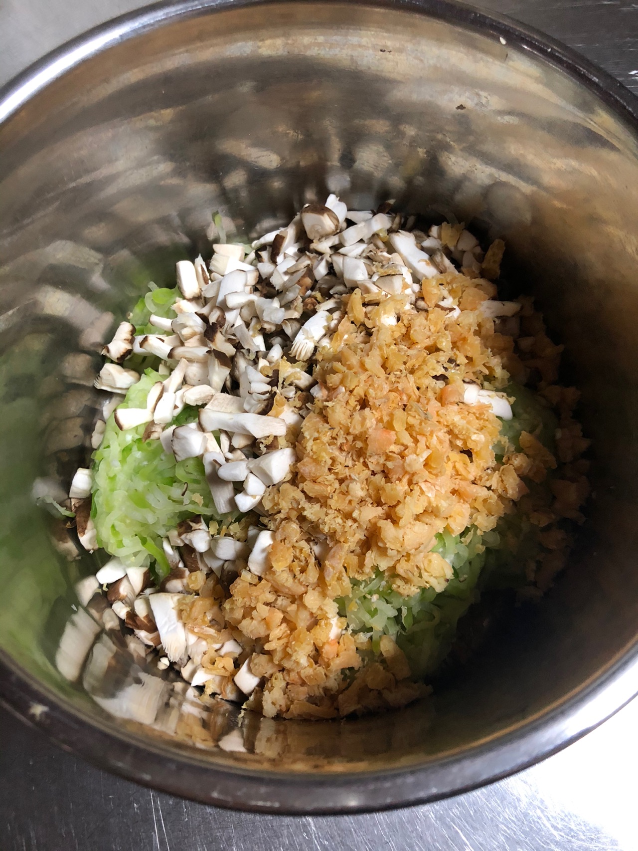 萝卜丝虾仁饼