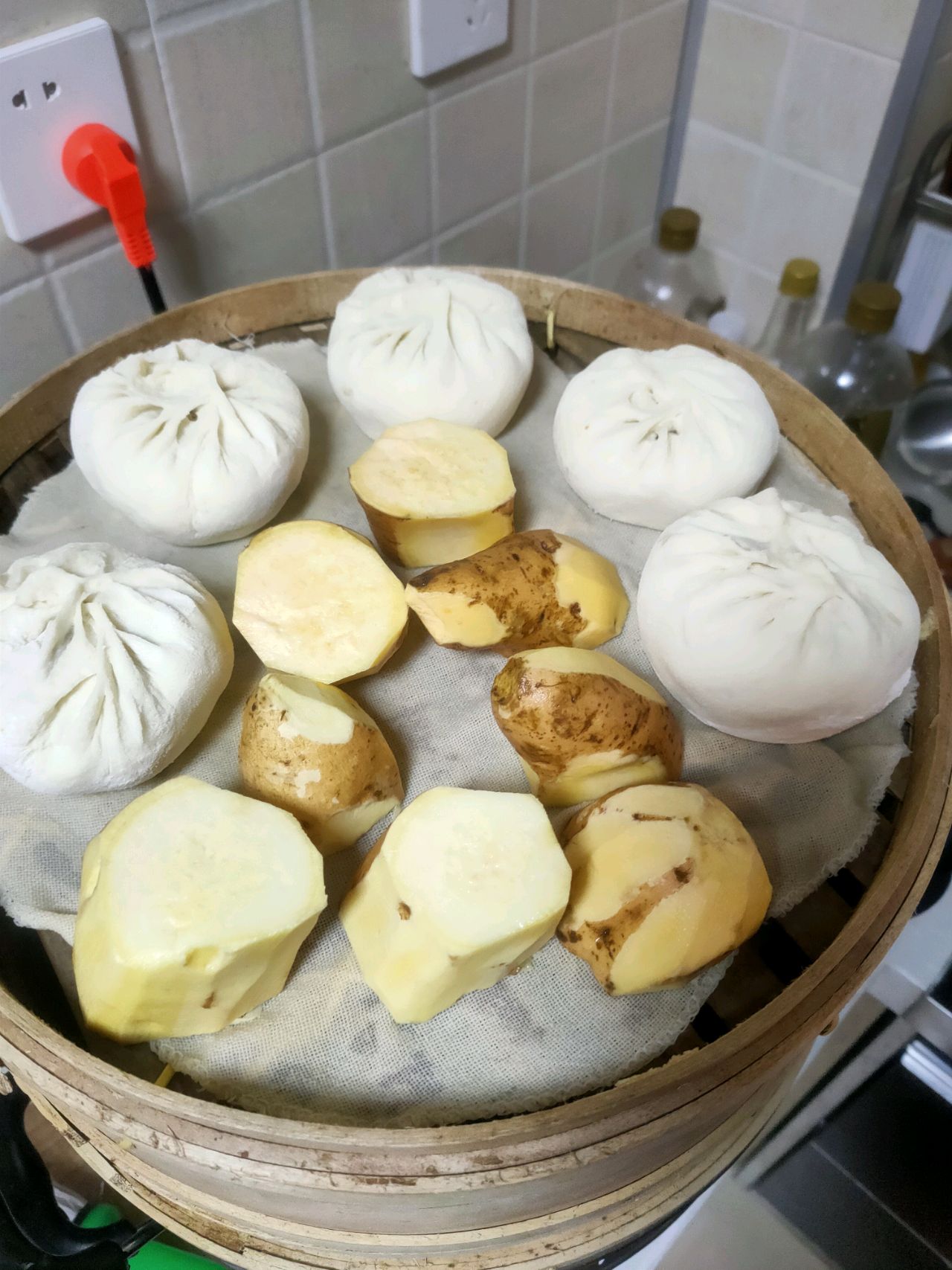 萝卜素馅包子