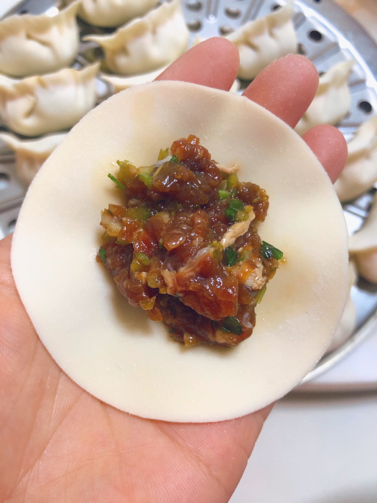 驴肉蒸饺