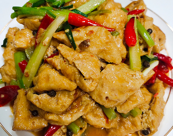 麻辣豆泡