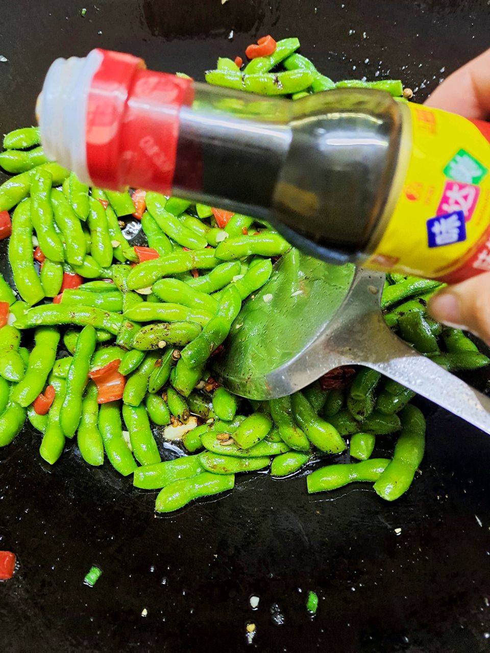 麻辣鲜香下酒佳品～香辣毛豆