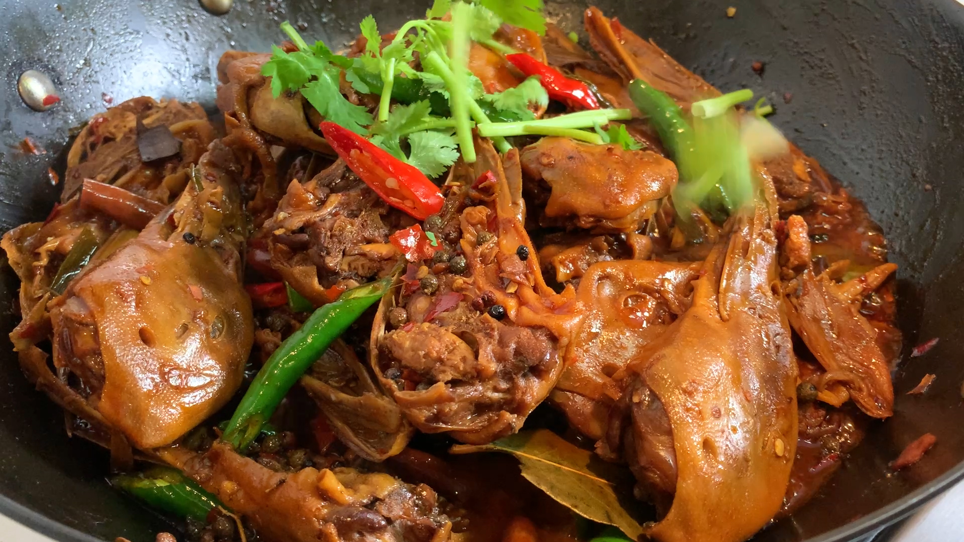 麻辣鸭头