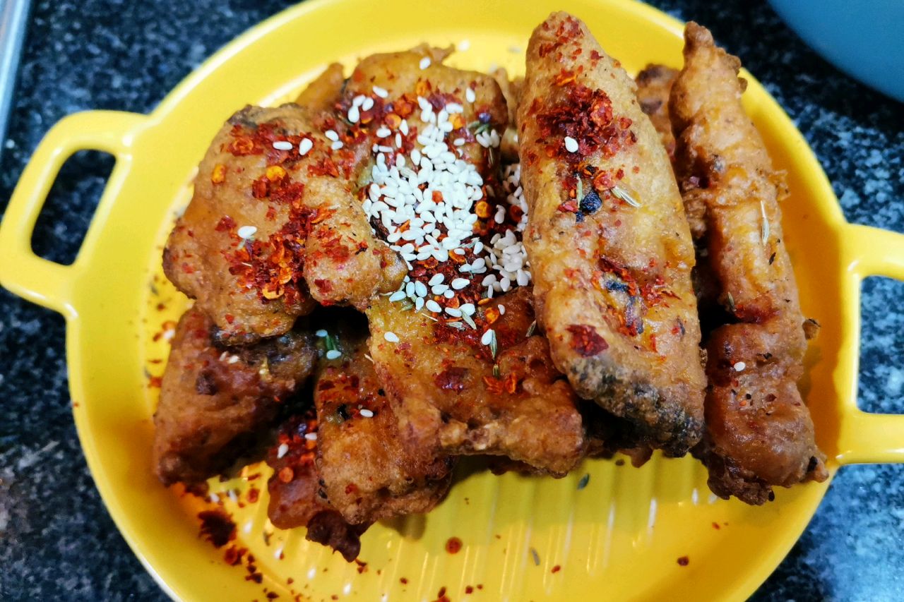 麻辣炸面鱼骨