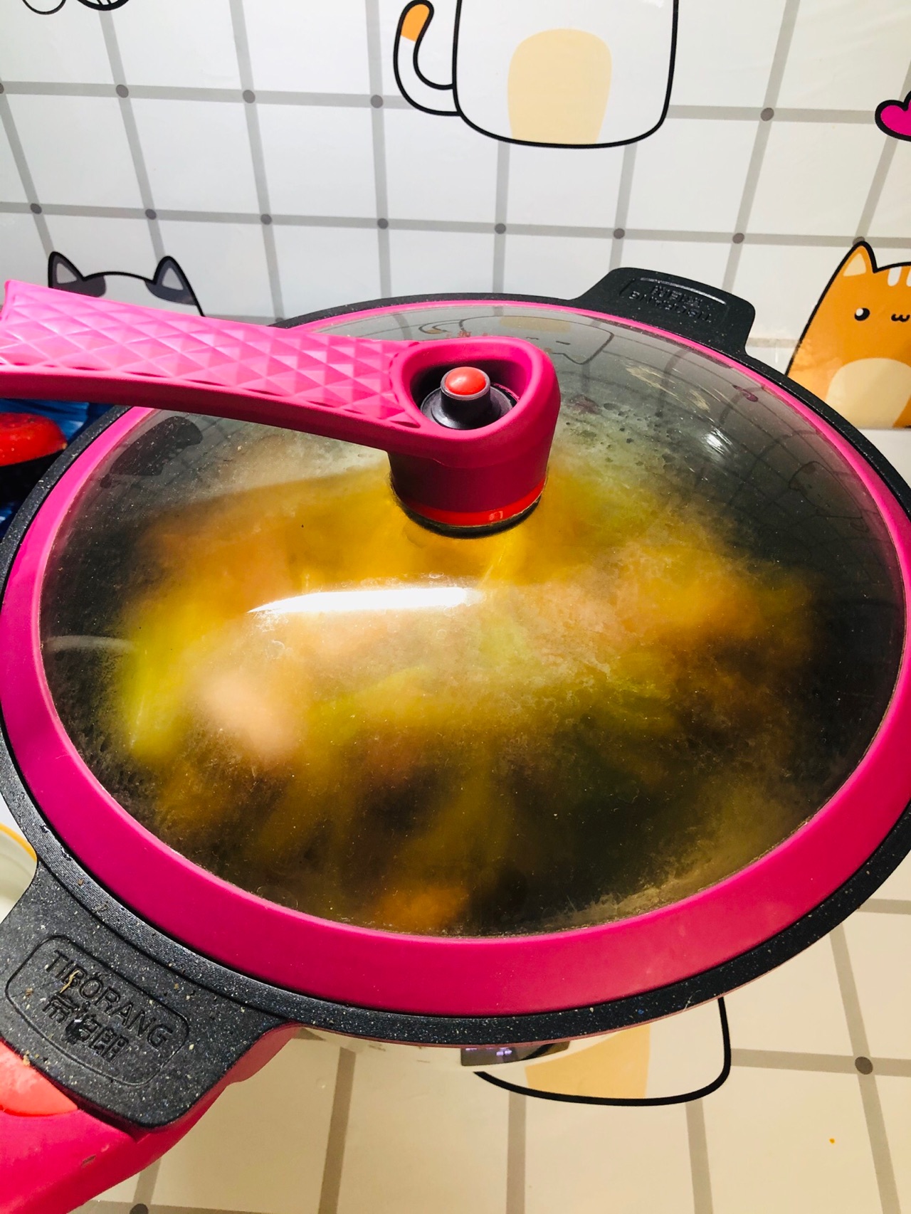麻辣紫苏土豆松花菜干锅