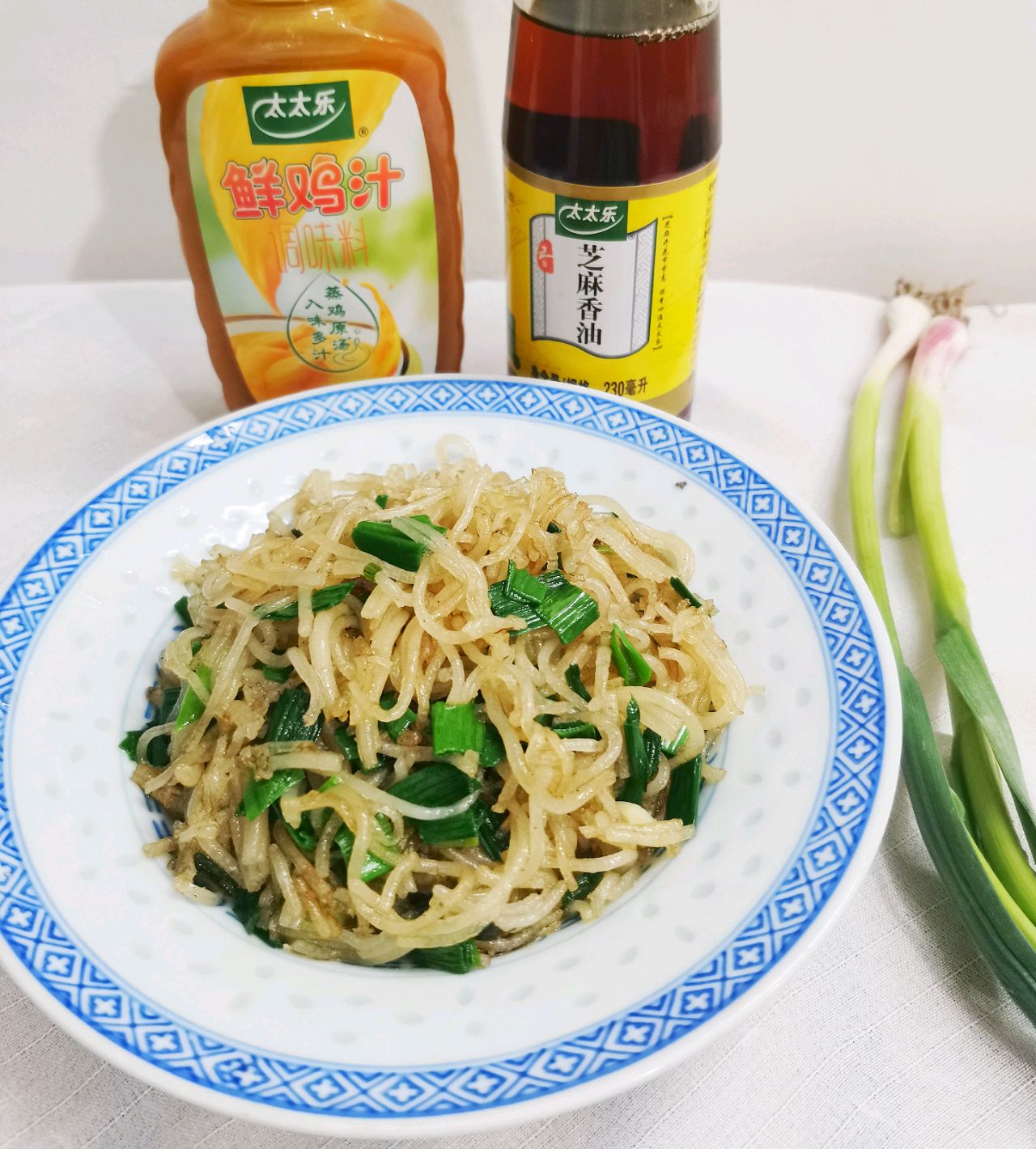 妈妈的味道～大蒜叶炒苕粉