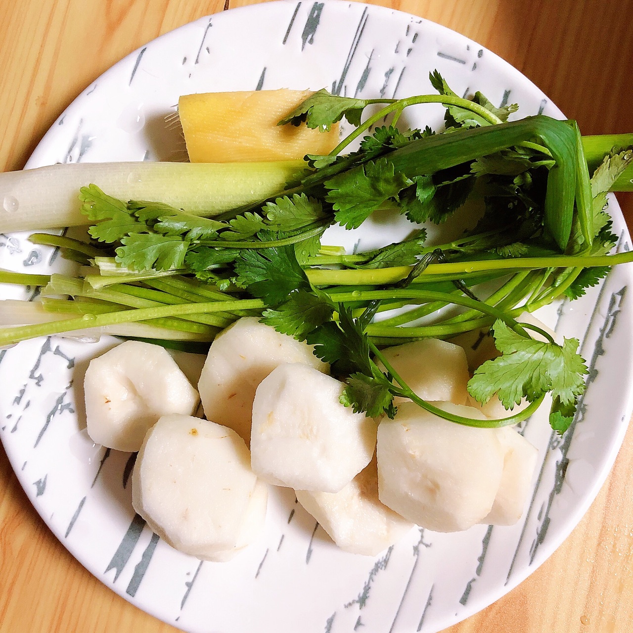 马蹄丸子白菜汤