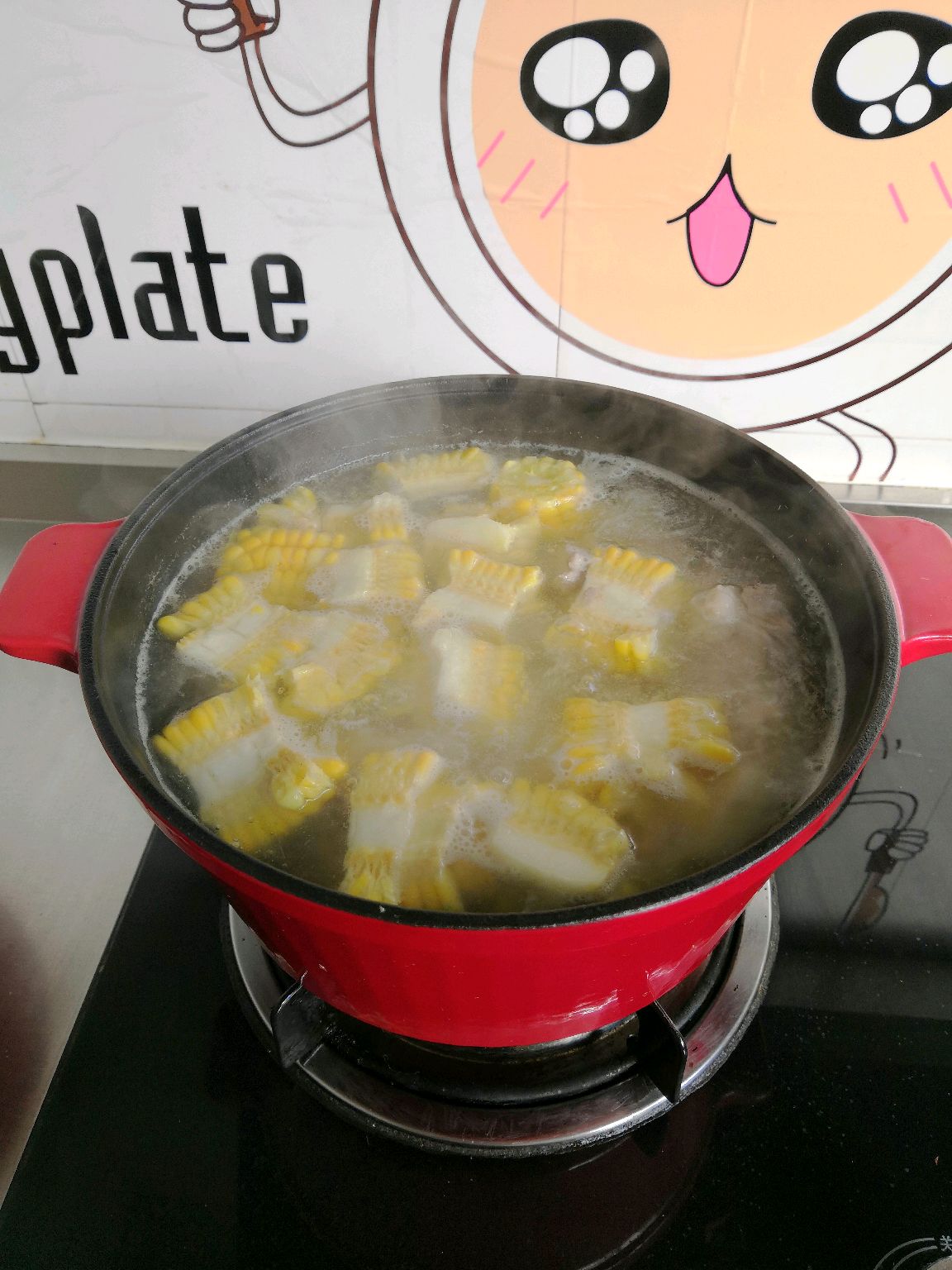 马蹄玉米排骨汤