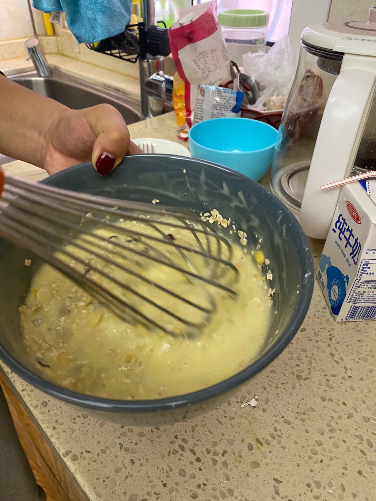 麦片华夫饼