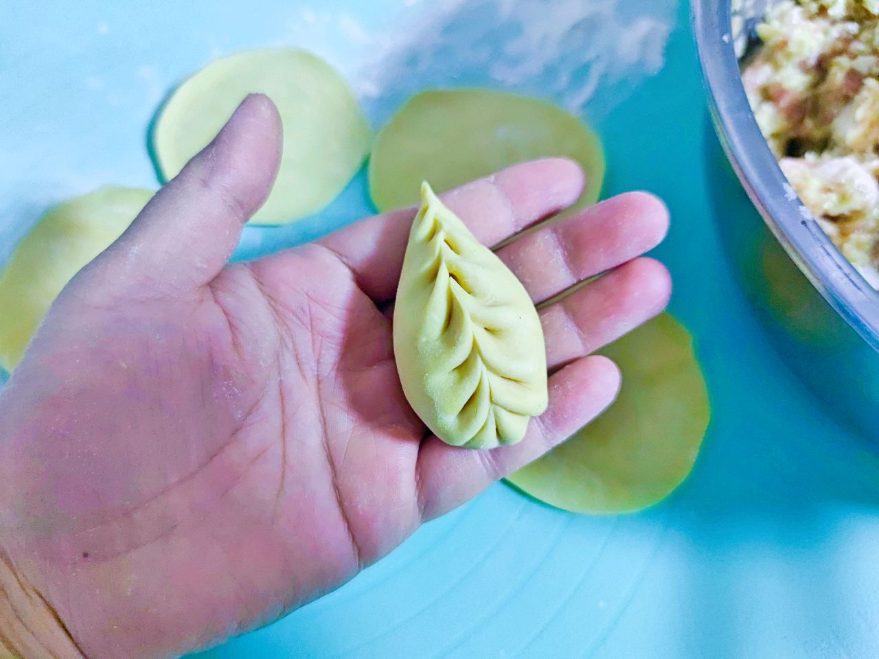 麦穗蒸饺