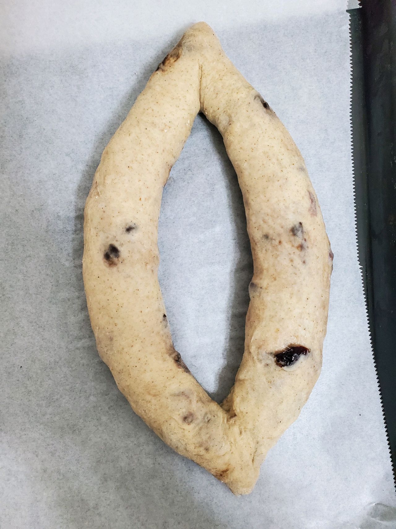 蔓越莓巧克力软欧面包