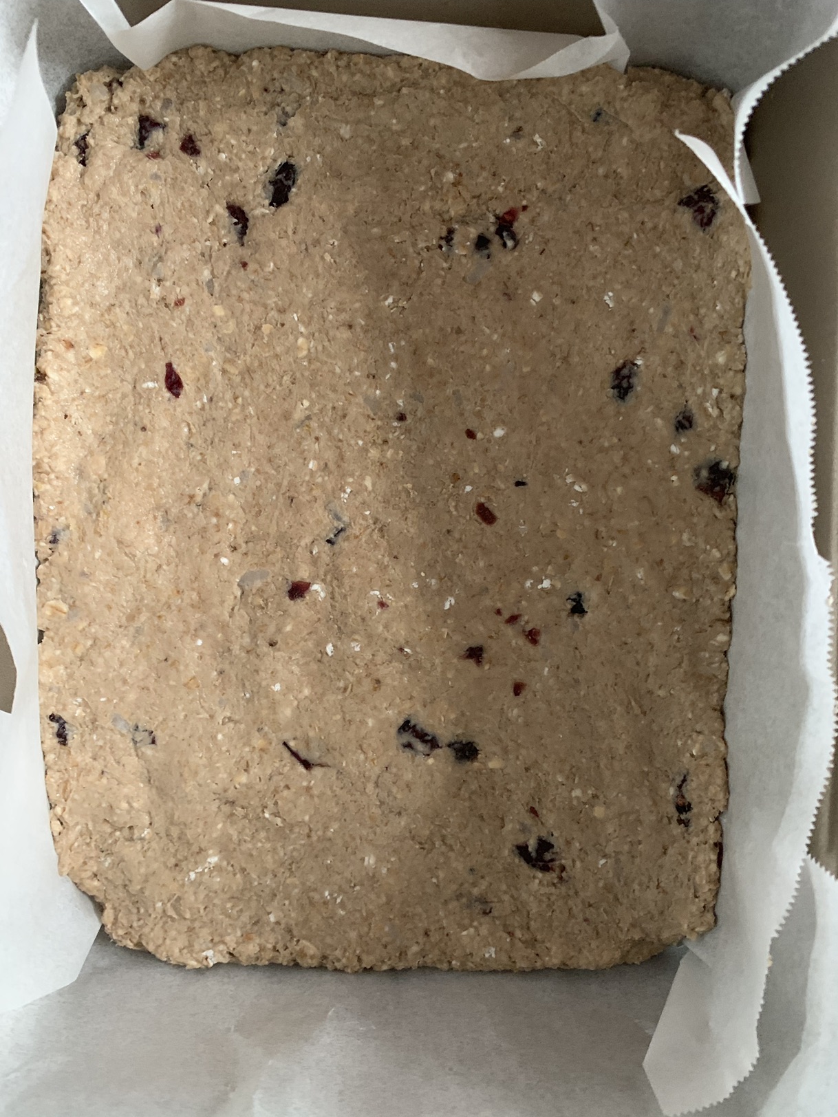 蔓越莓香蕉燕麦棒