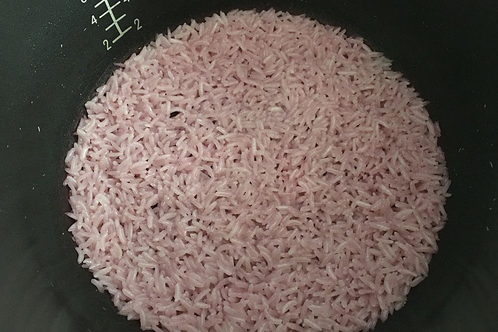 蔓越莓汁提子干肉松饭团