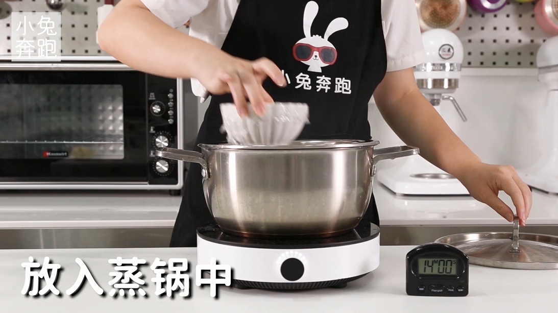 芒果双皮奶的做法，小兔奔跑甜品教程