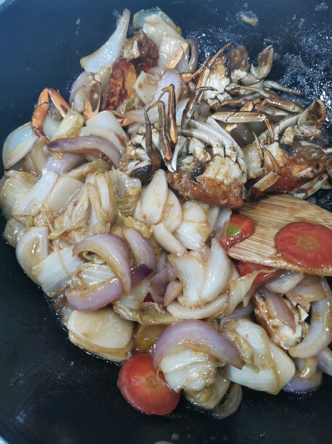 毛蟹炒年糕