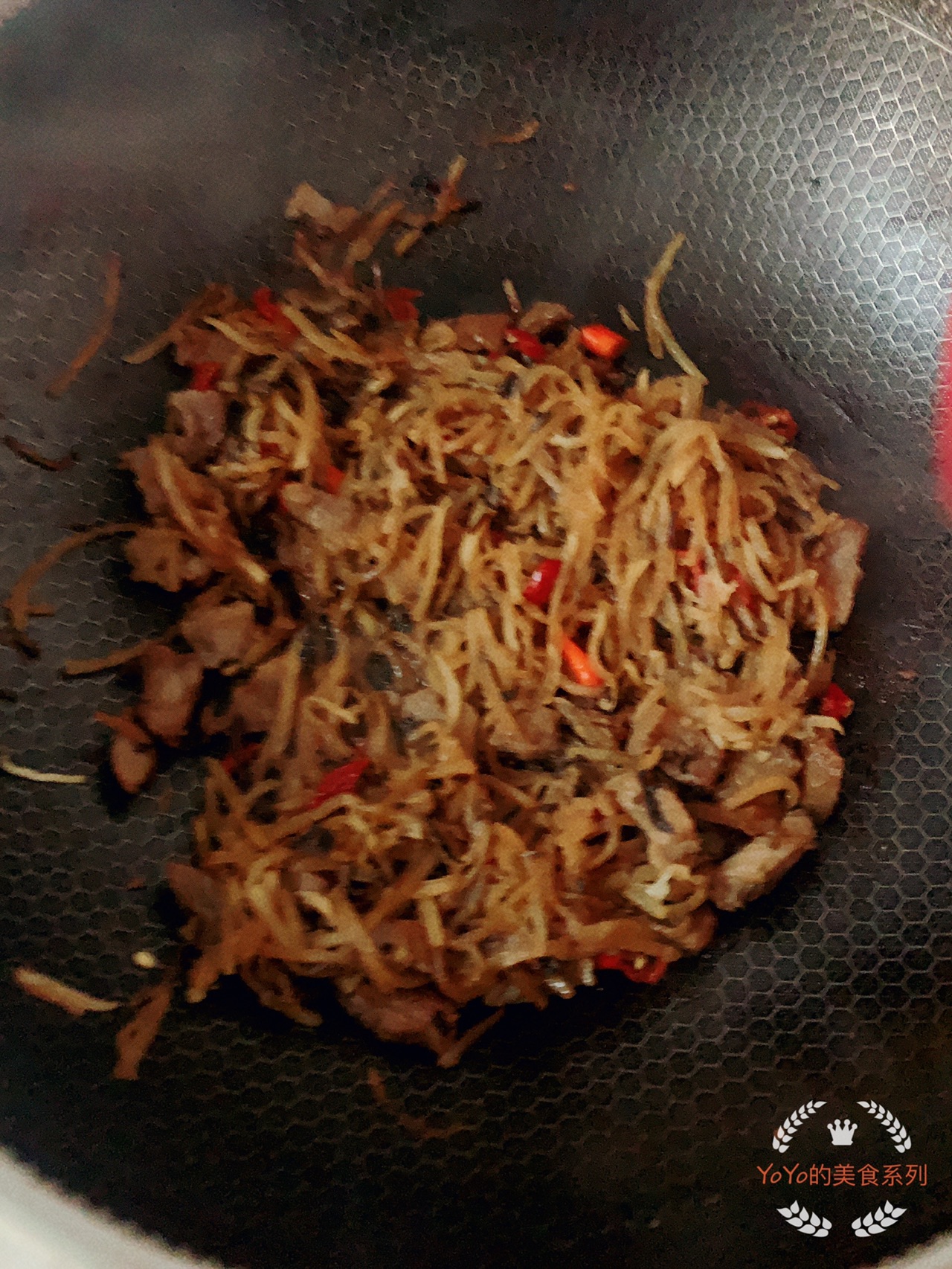 梅菜萝卜丝爆牛肉