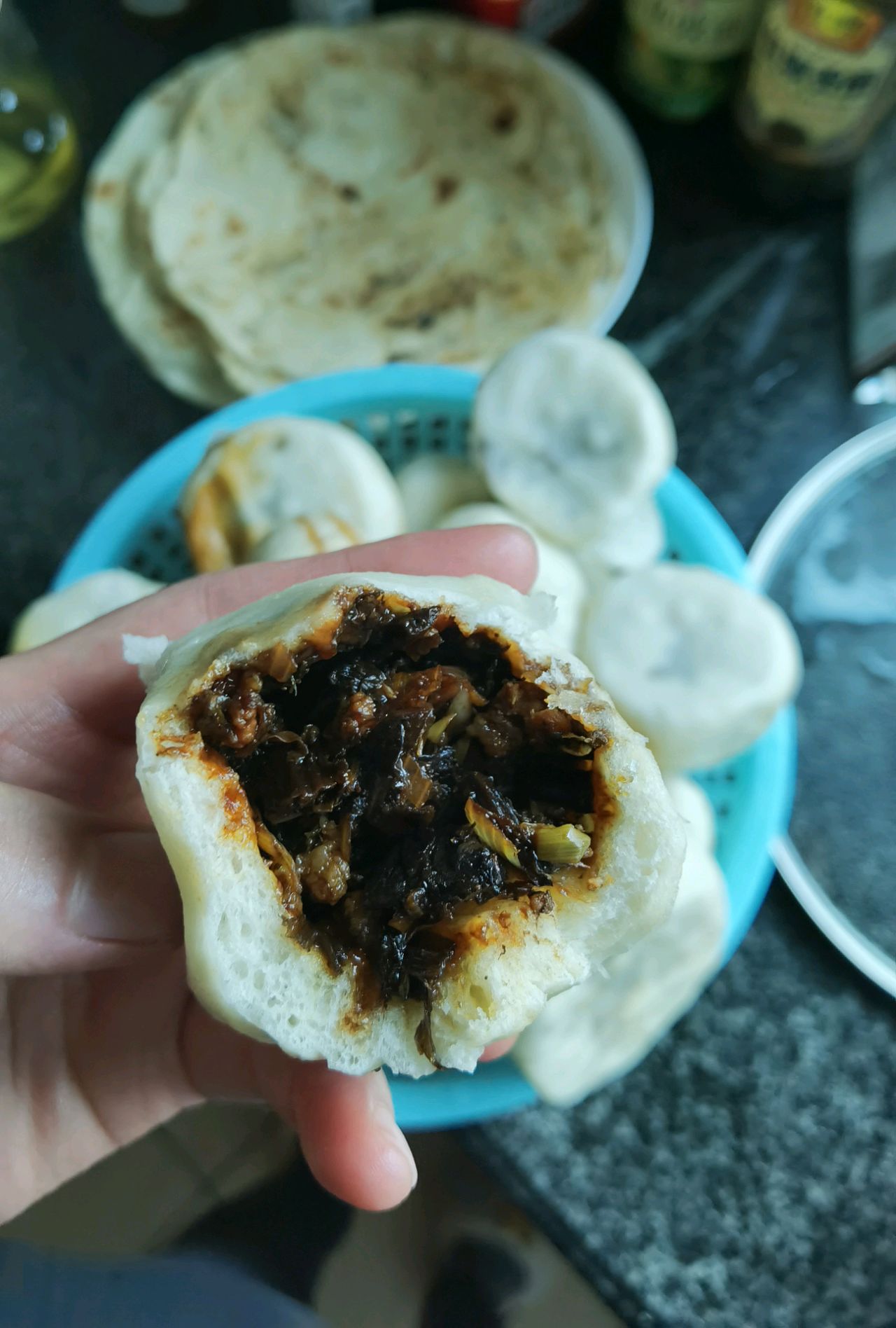梅干菜猪肉包子
