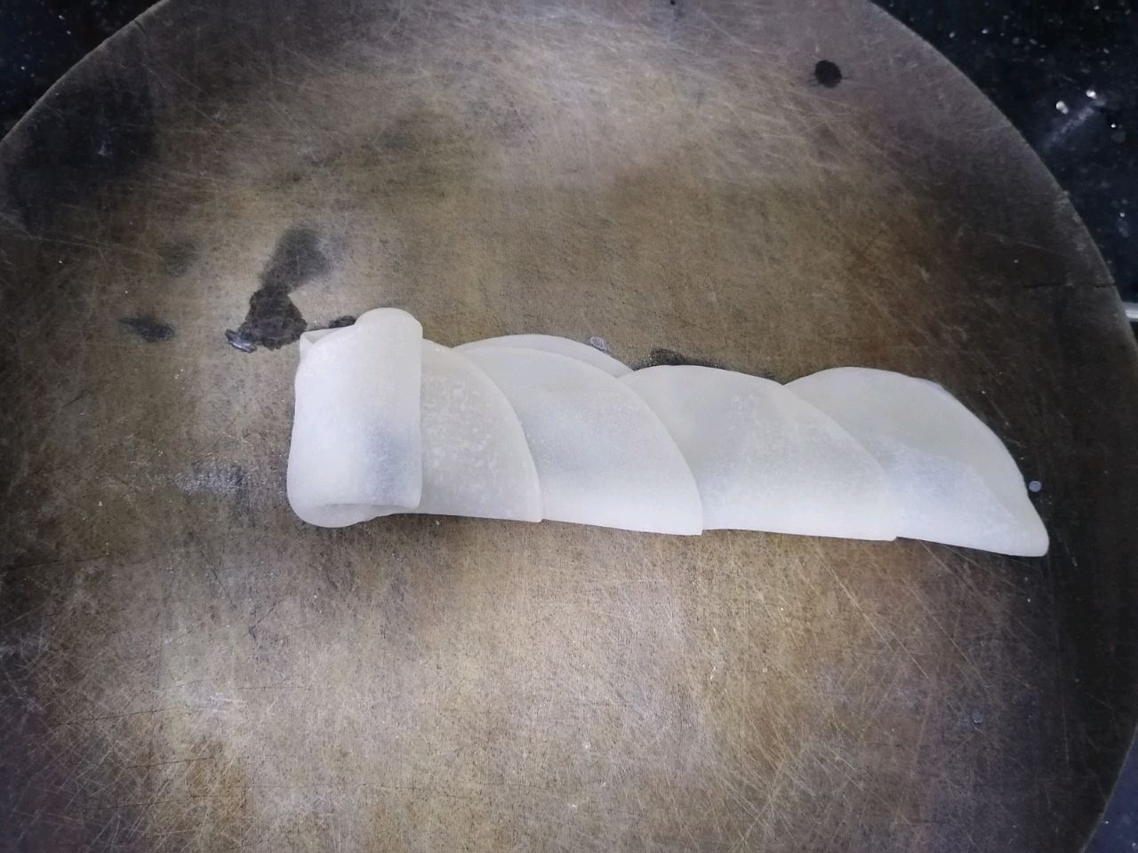 玫瑰花葱油饼