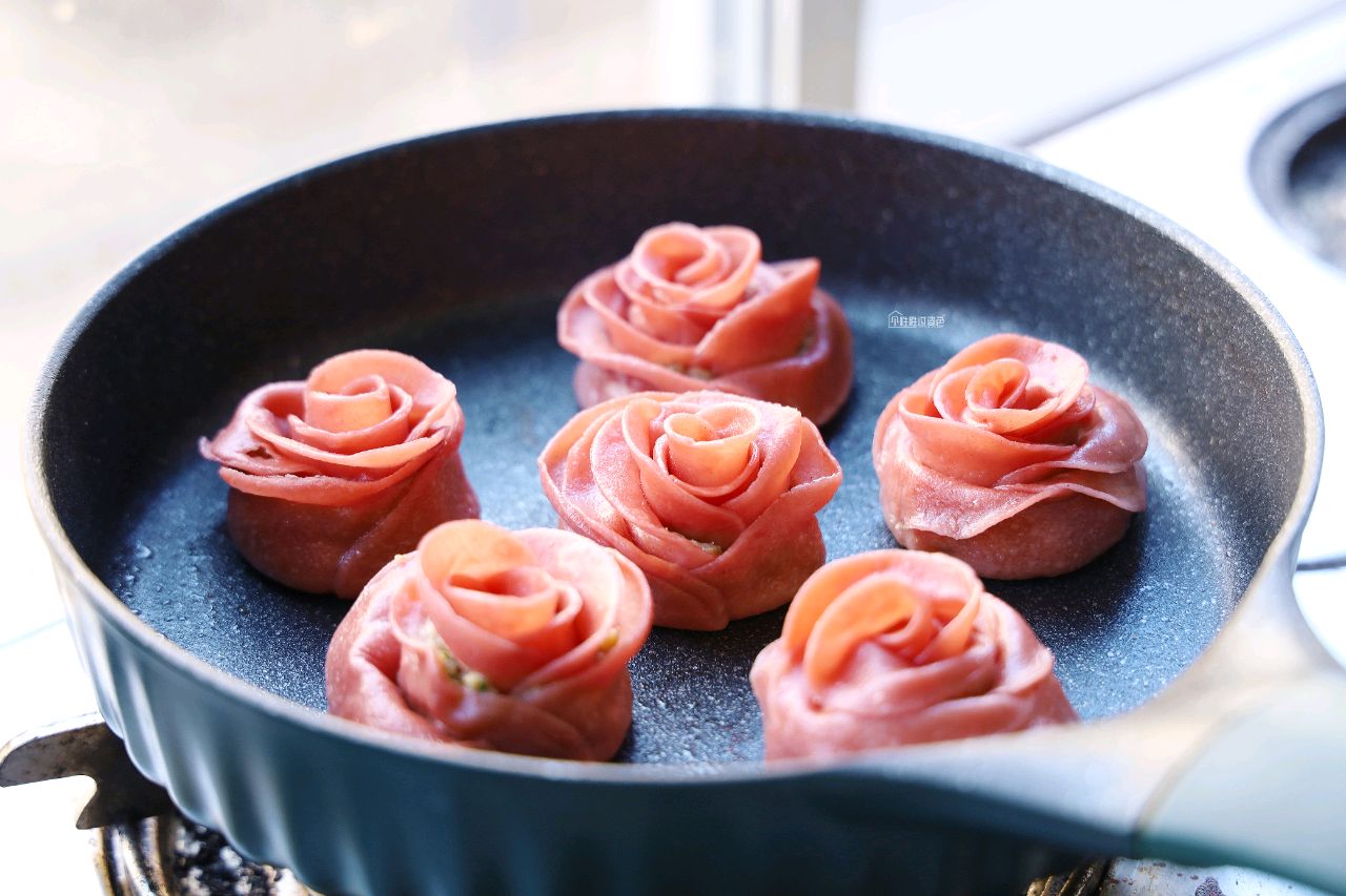玫瑰花煎饺