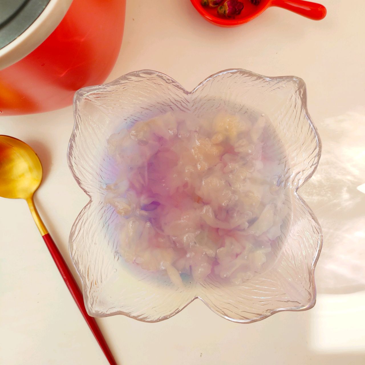 玫瑰星空银耳汤