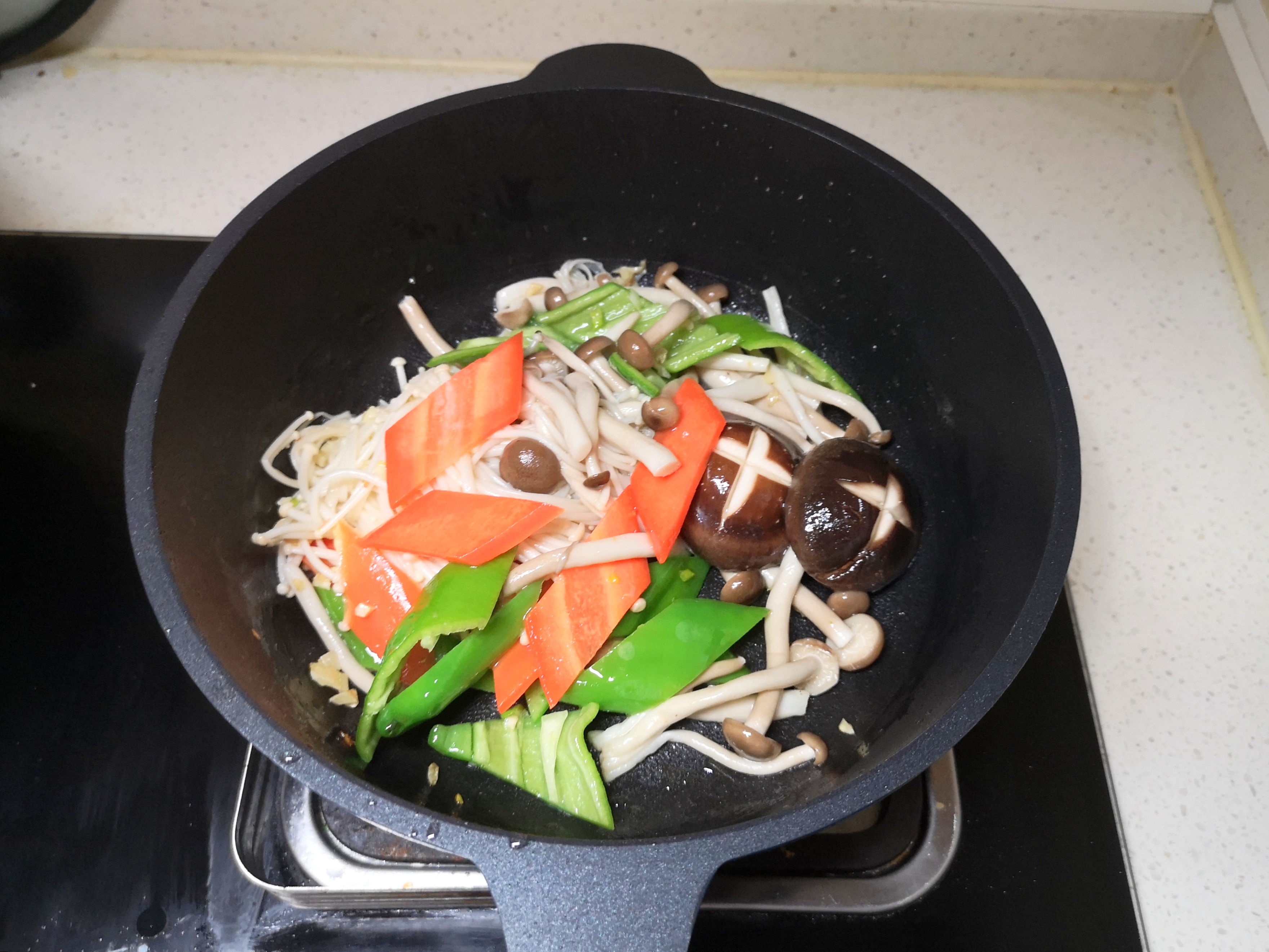 美极菌菇小炒