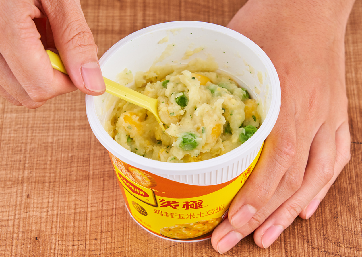 美极萌鸡派对土豆泥
