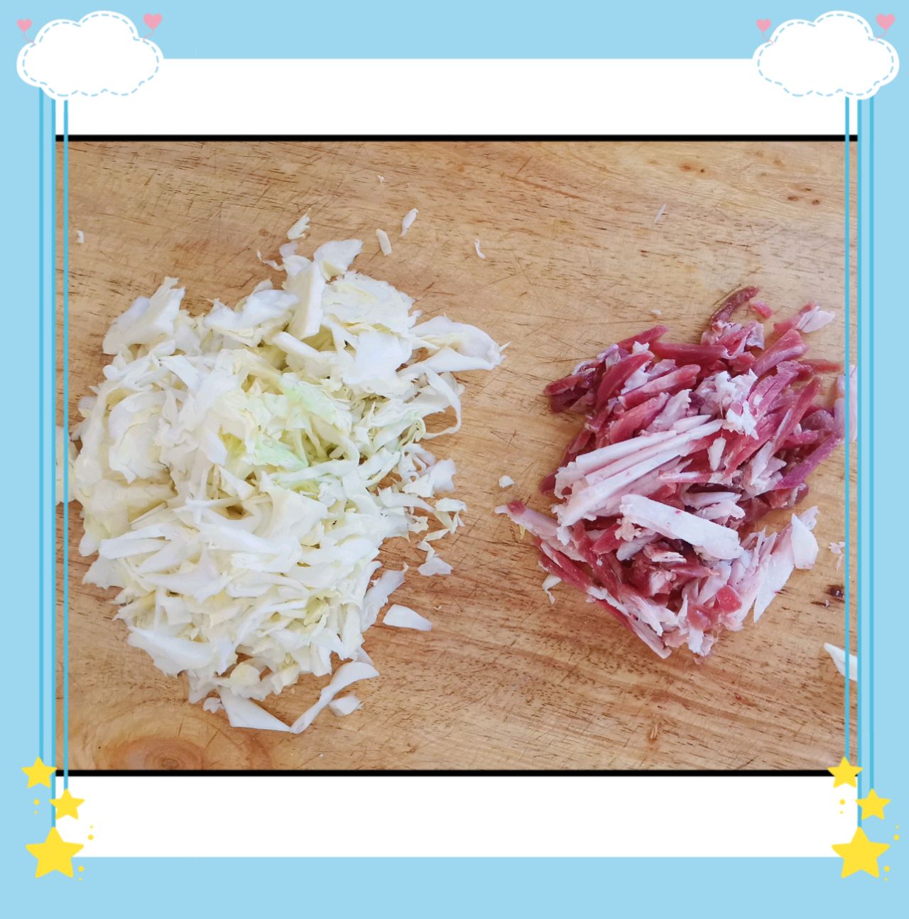 美味的家常炒饼