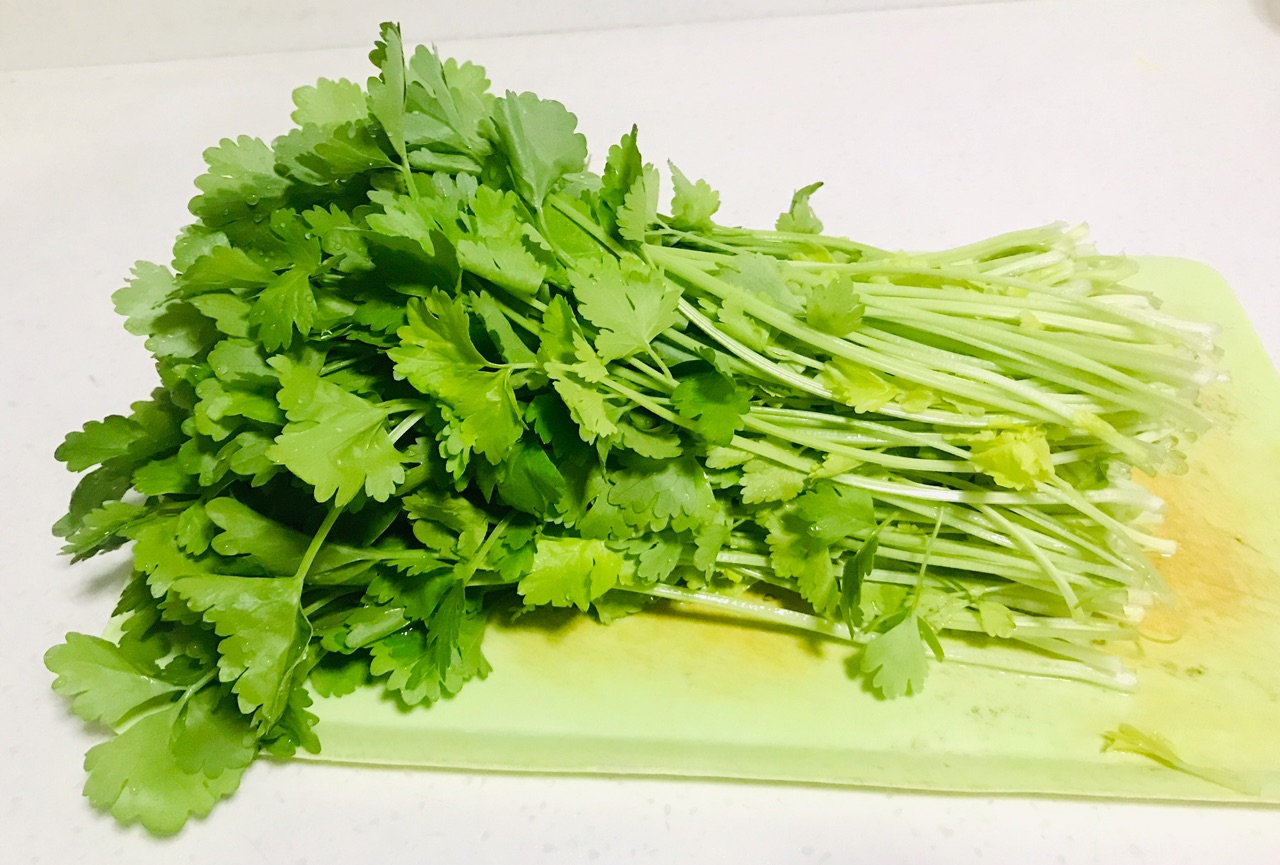 美味的芹菜猪肉水饺
