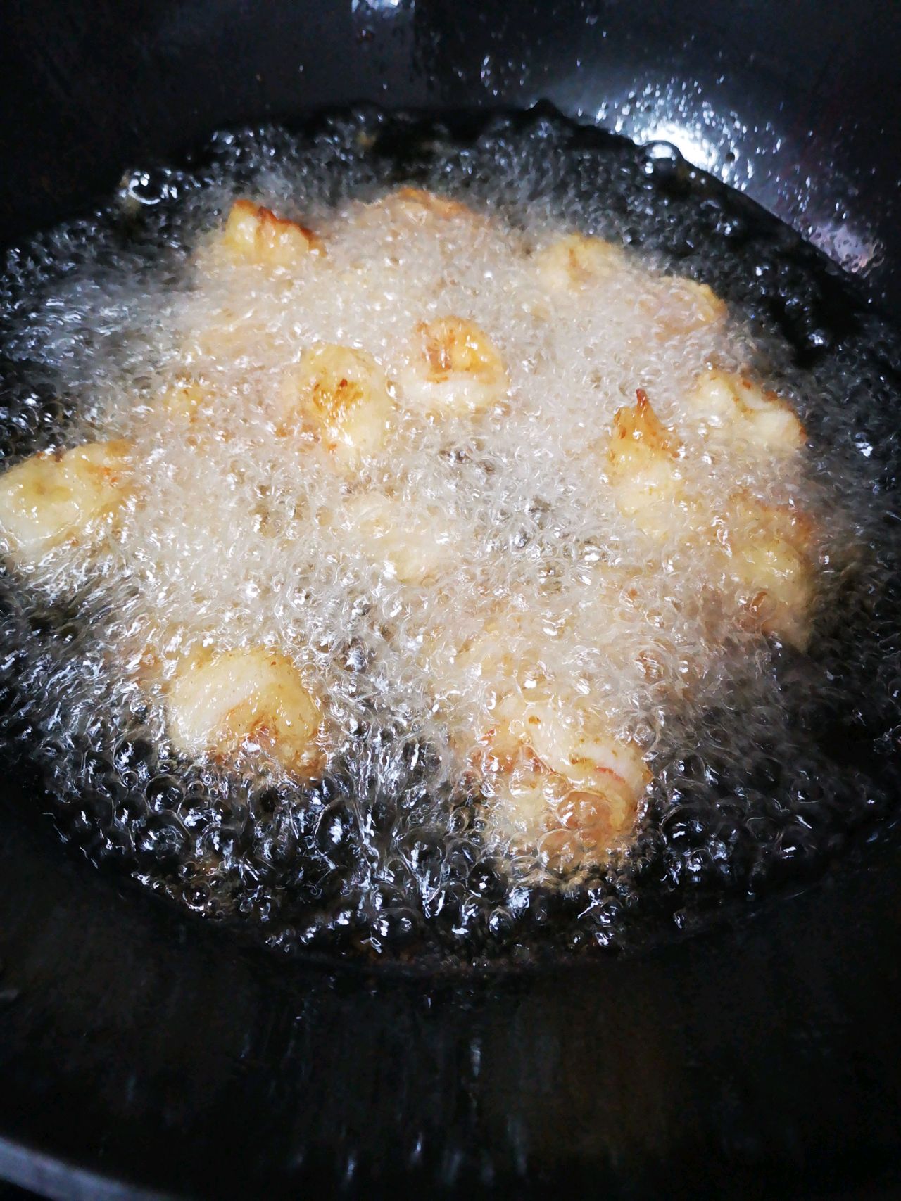 美味的青芥虾