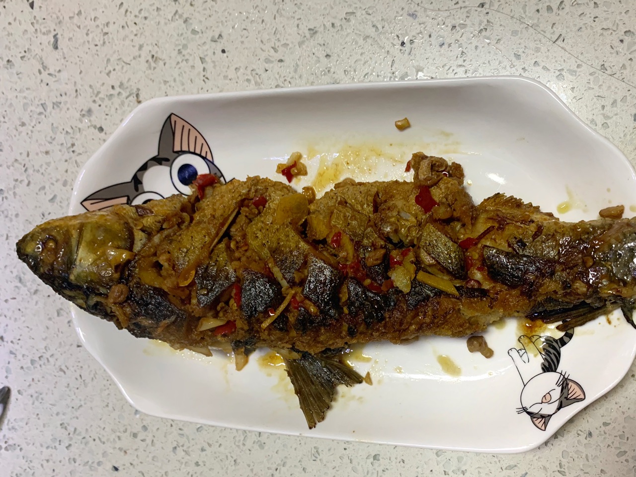 美味干烧鱼