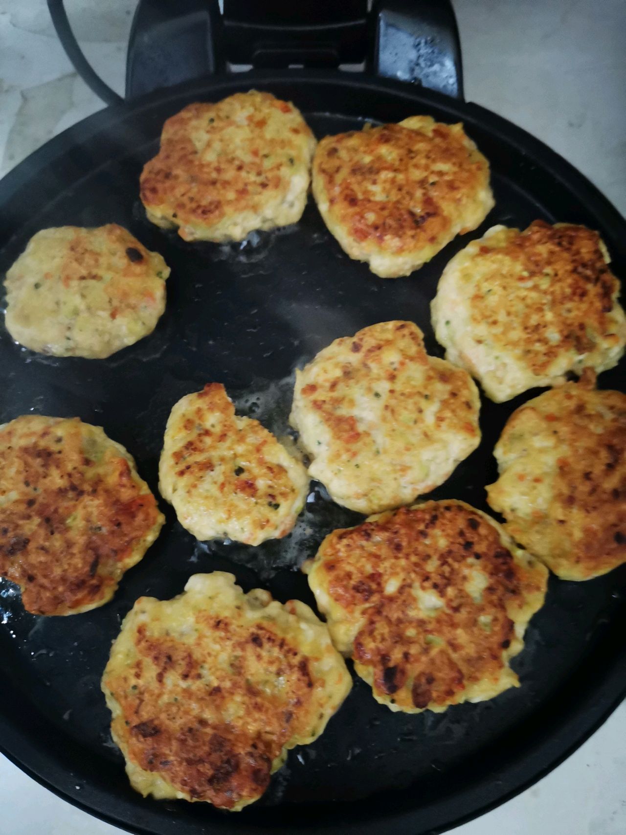 美味鸡肉时蔬饼