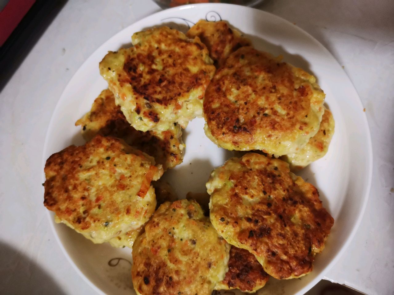 美味鸡肉时蔬饼