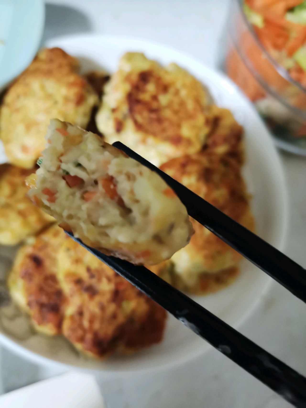 美味鸡肉时蔬饼