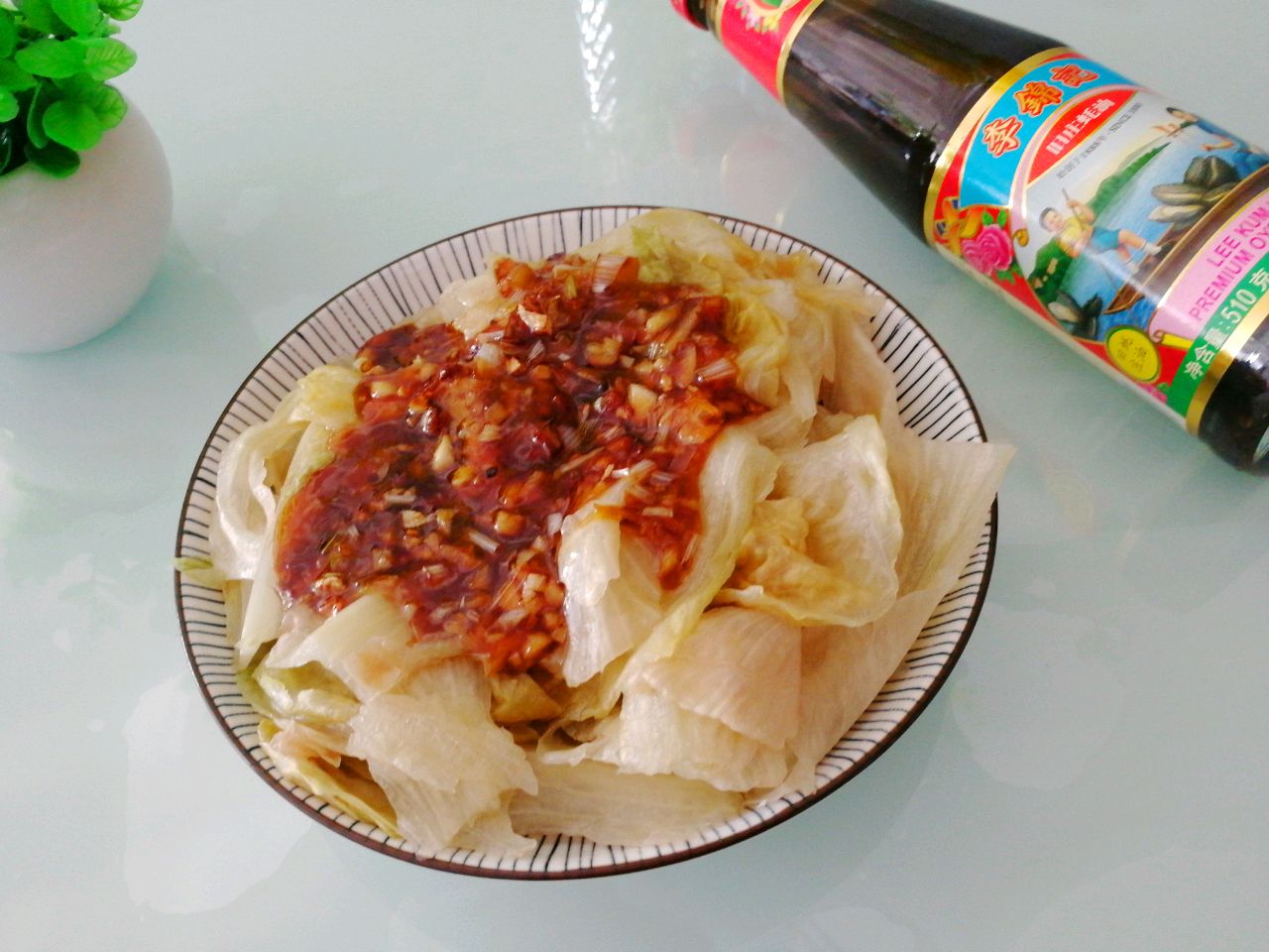 美味清爽的蚝油生菜