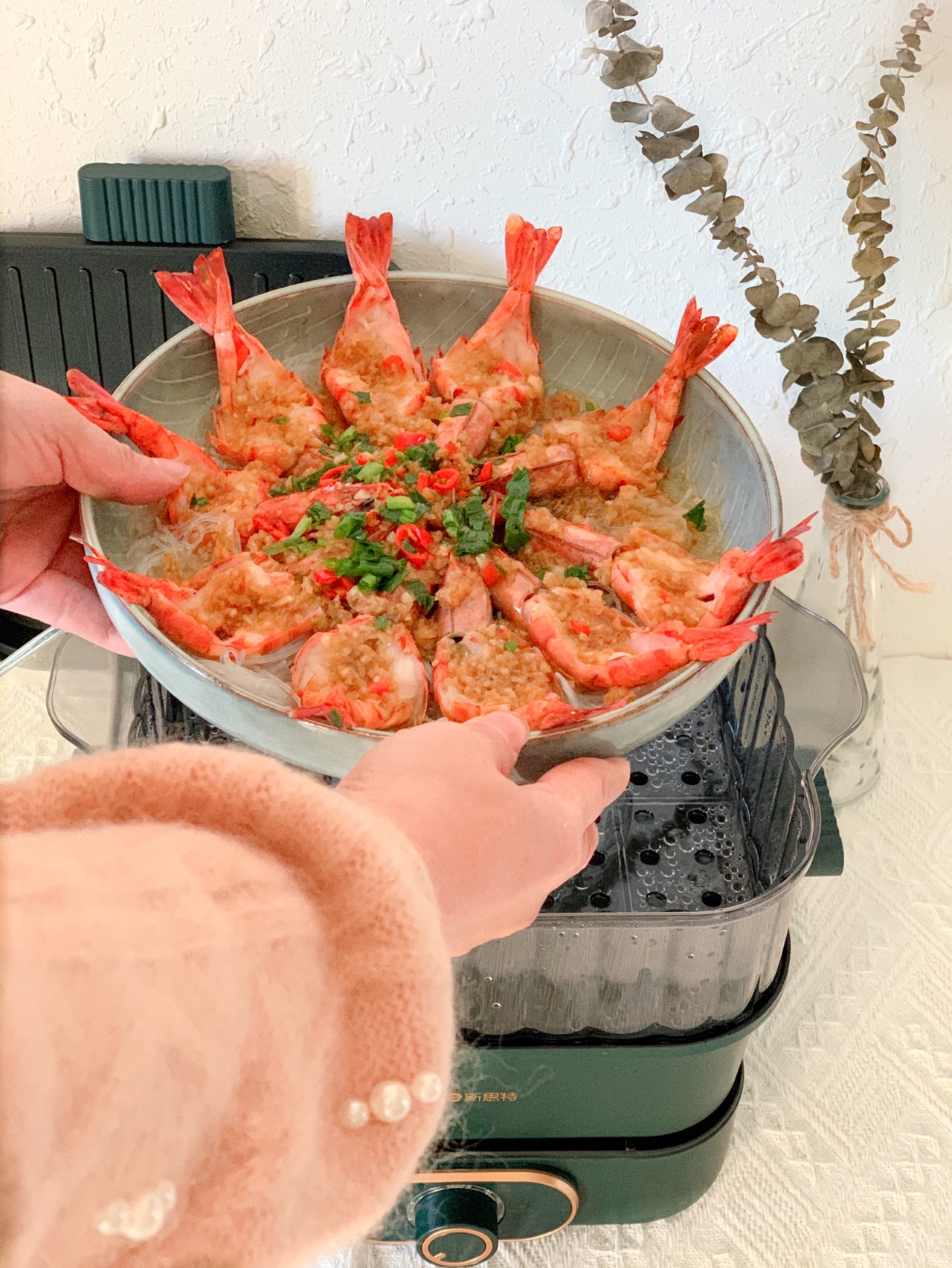 ㊙️美味～蒜蓉粉丝虾‼️小白秒变大厨