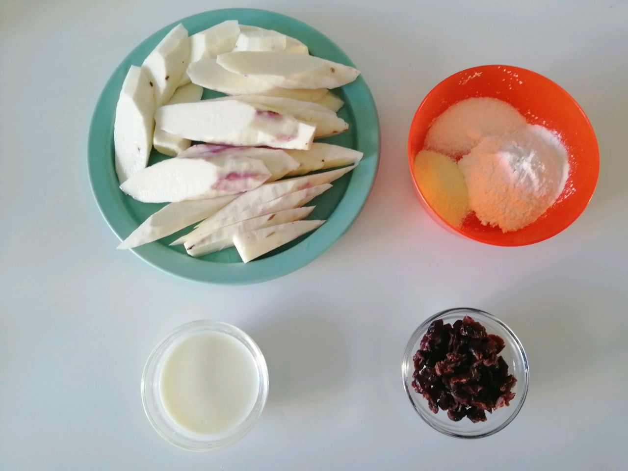美味早餐&蔓越莓山药糕