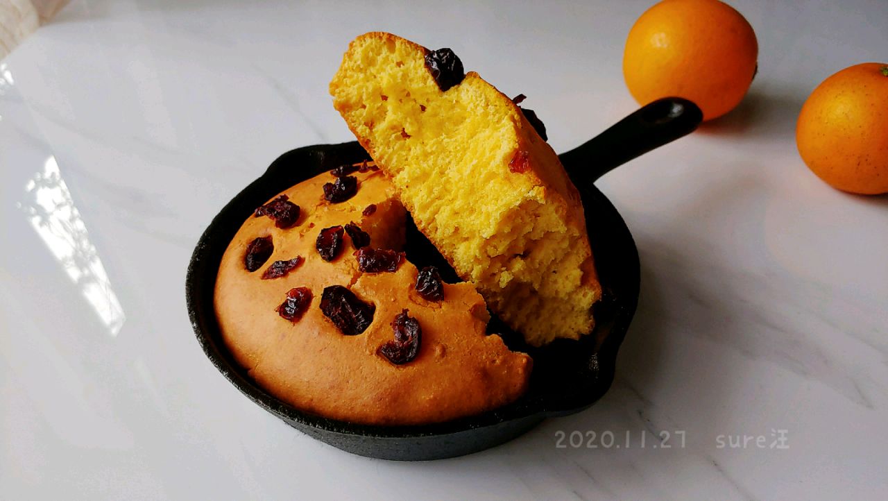 莓油橙玉米蛋糕