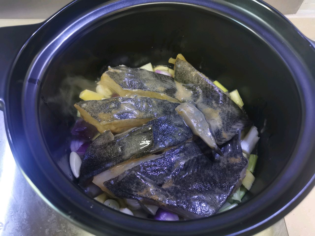 焖多宝鱼