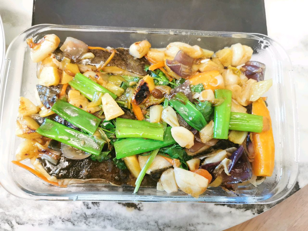 焖多宝鱼
