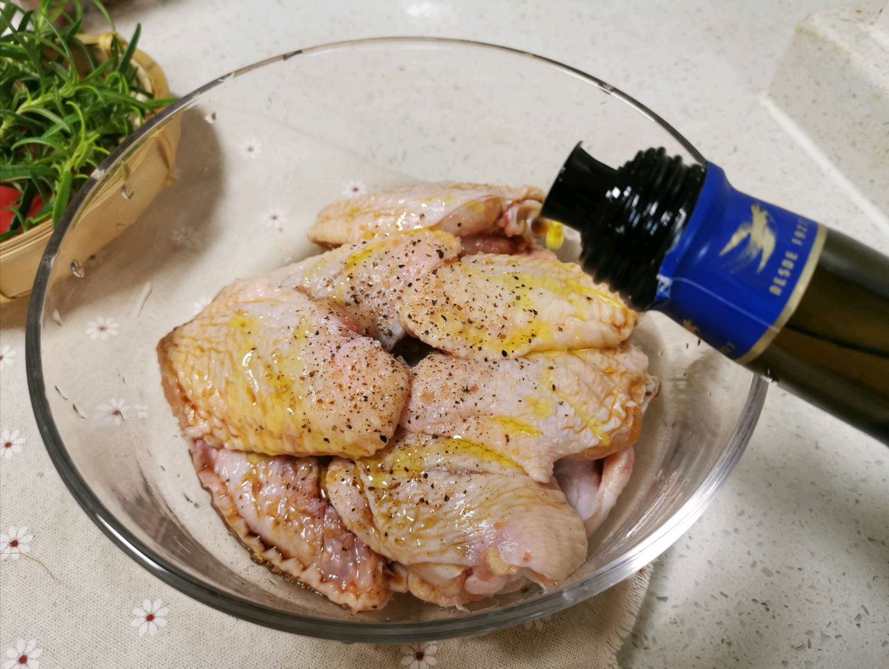 迷迭香烤鸡翅