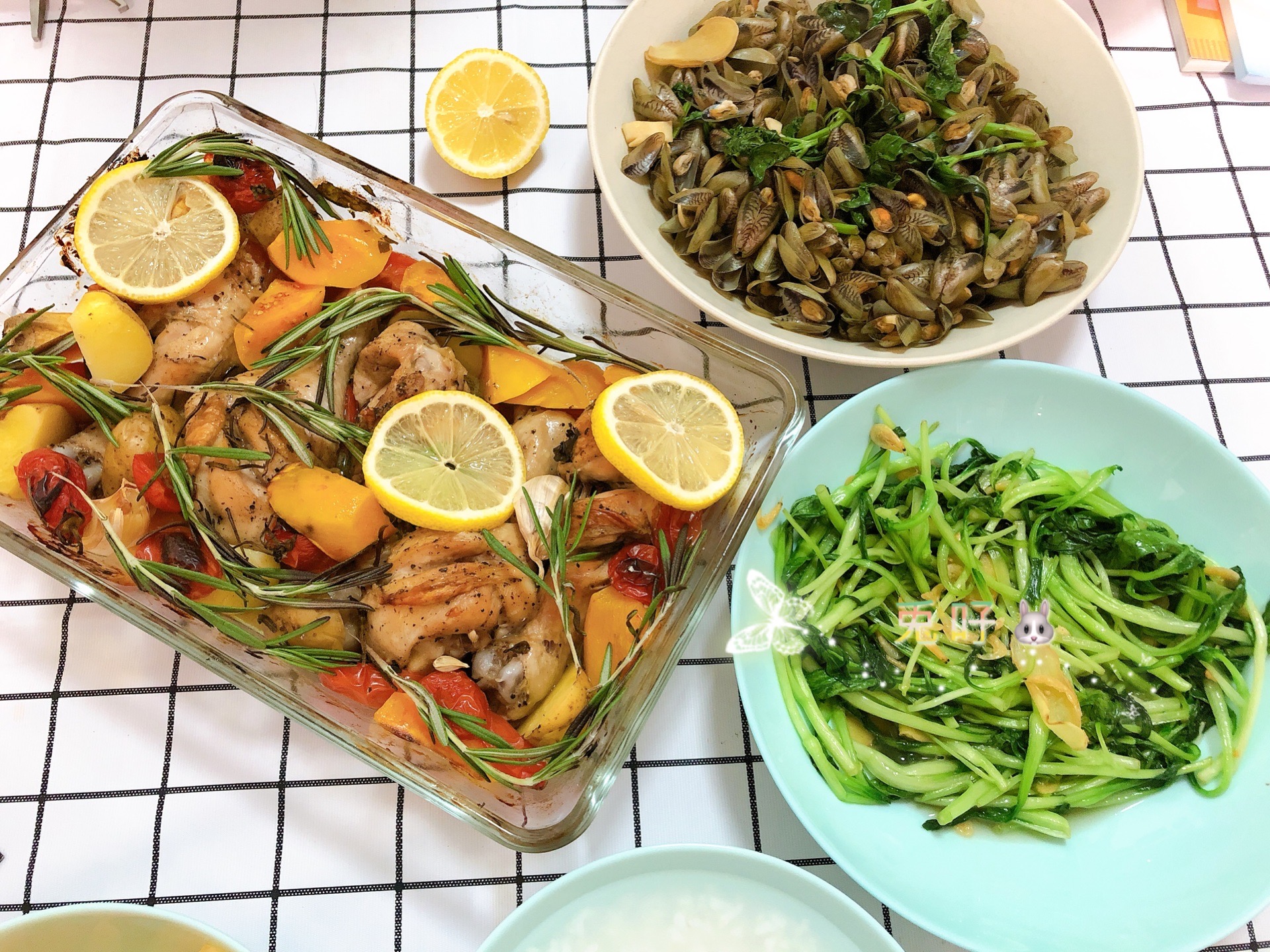 迷迭香烤鸡腿
