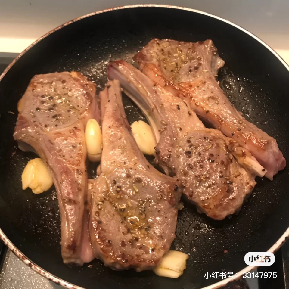 迷迭香羊排+手抓饭