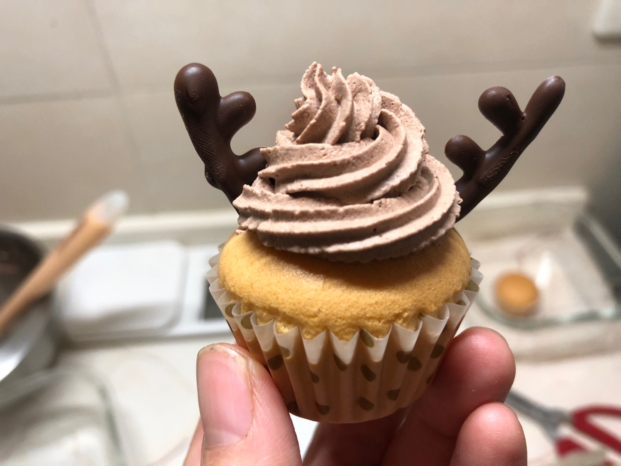 麋鹿纸杯蛋糕
