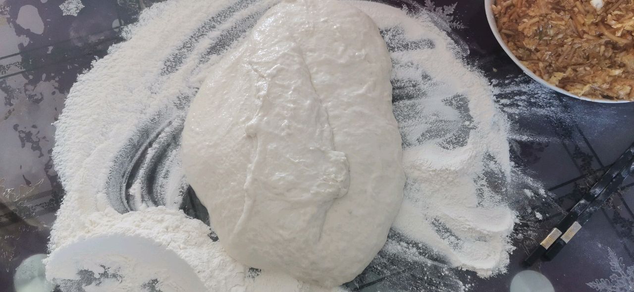 秘制发面馅饼（特调包子馅）