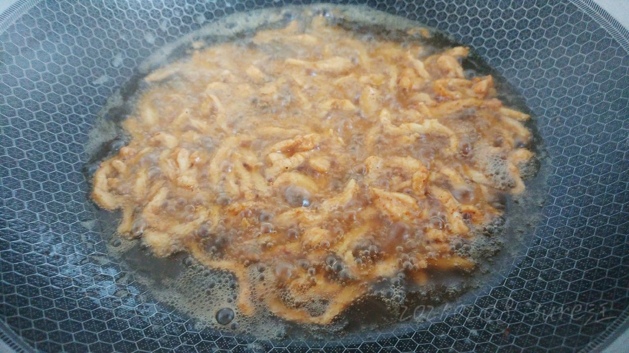 蜜汁瓜丝油滑鸡