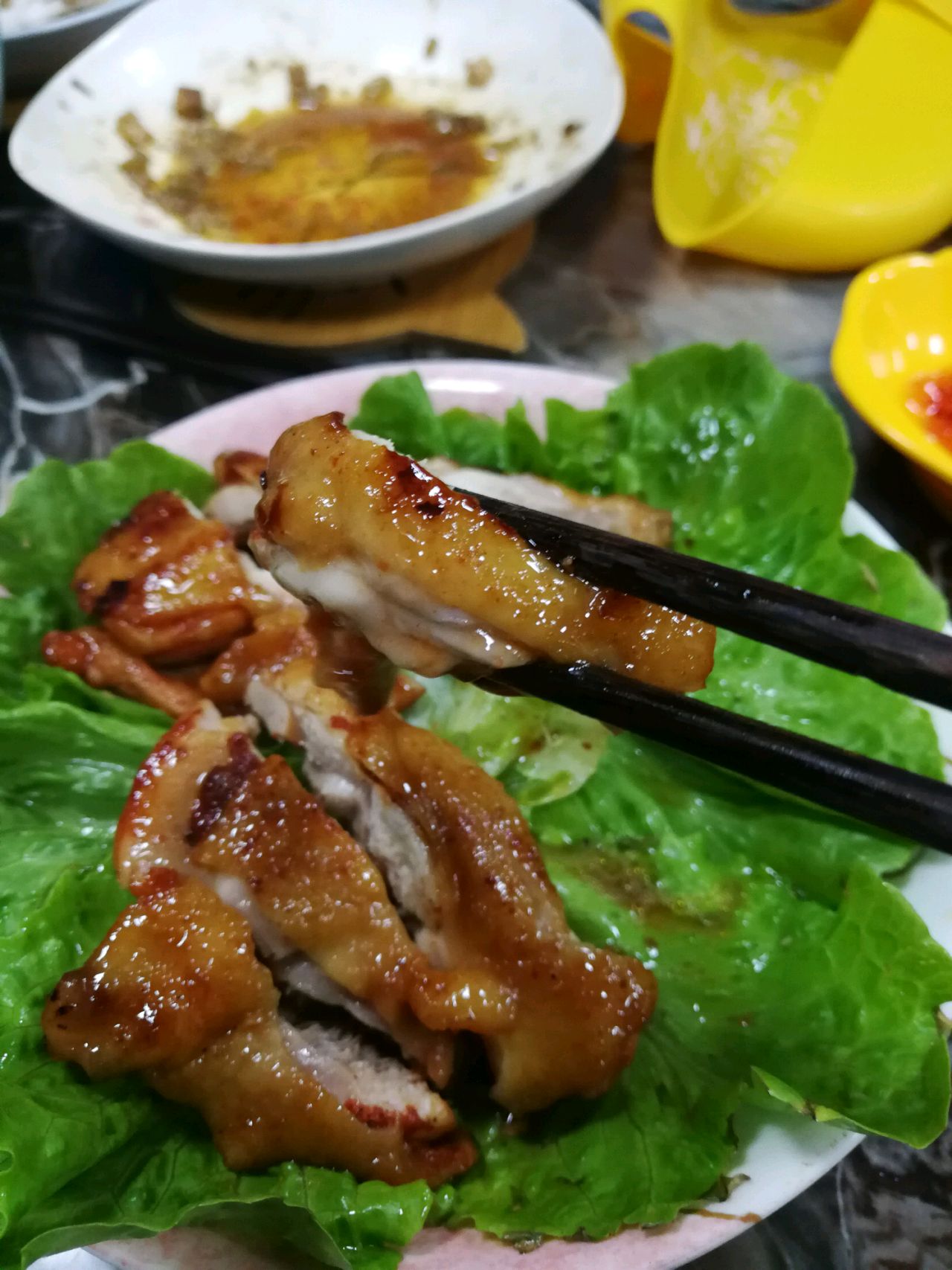 蜜汁鸡扒