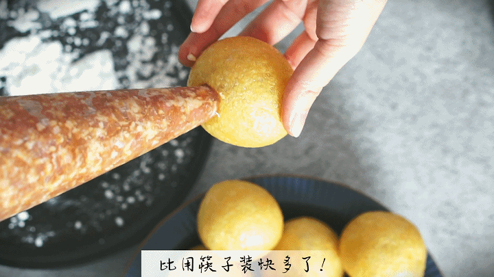 面筋塞肉——最简单的肉丸做法