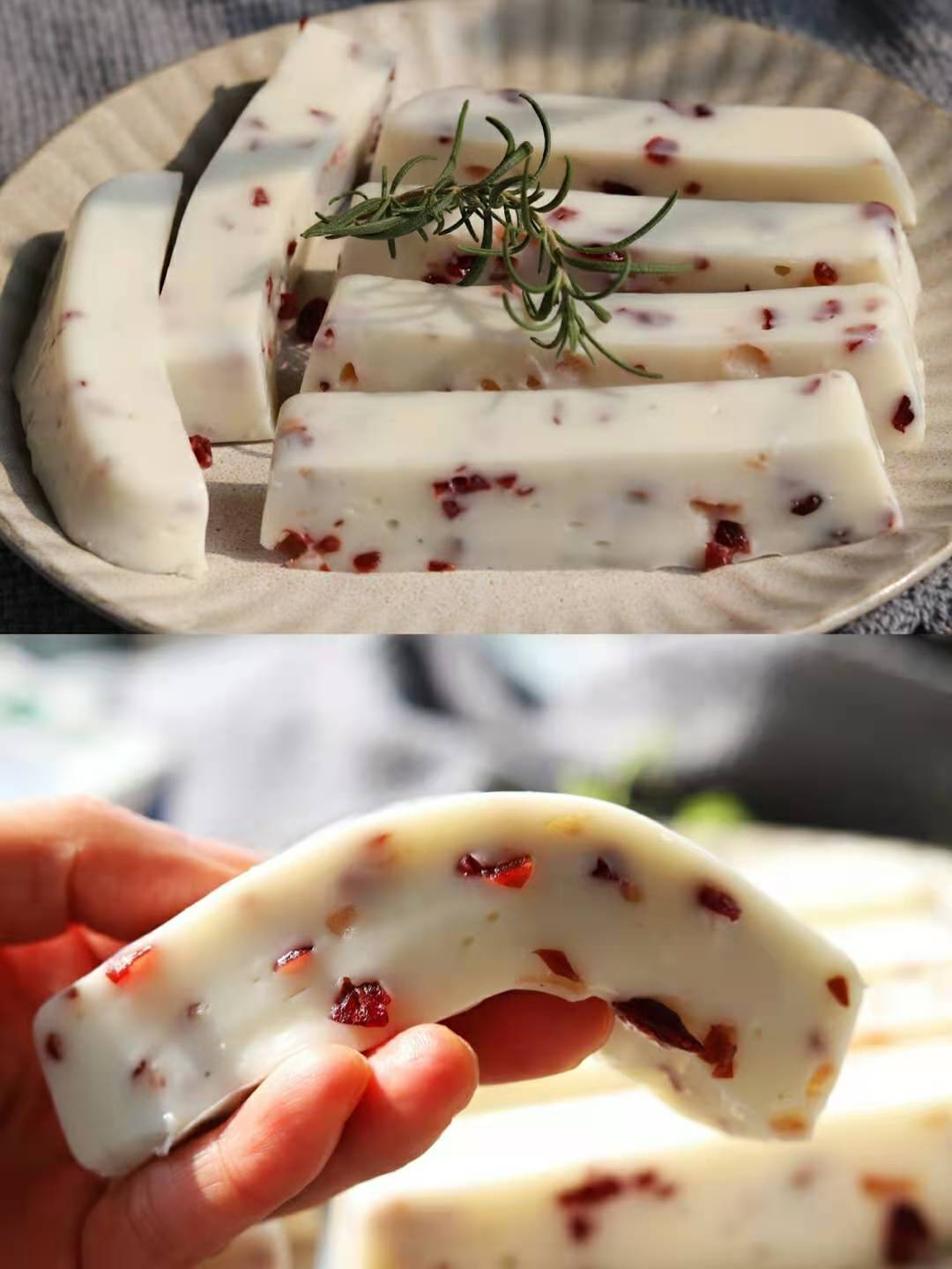 免烤箱蔓越莓奶条