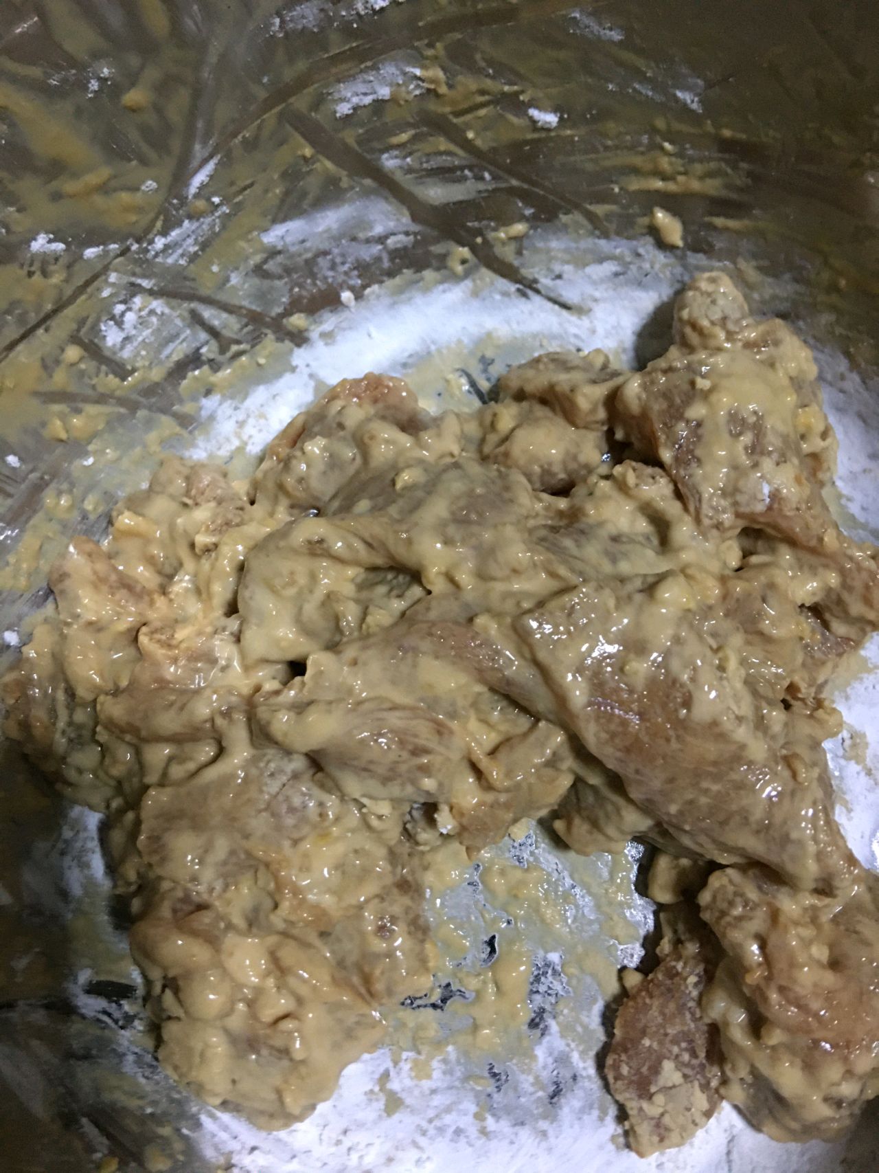 面线糊+醋肉+油条=绝配