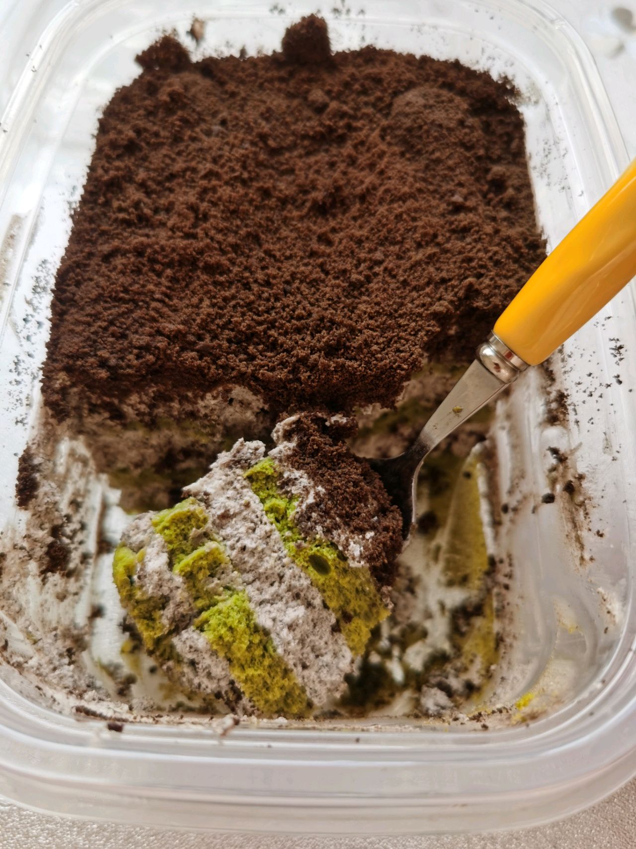 抹茶奥利奥盒子蛋糕（低糖）
